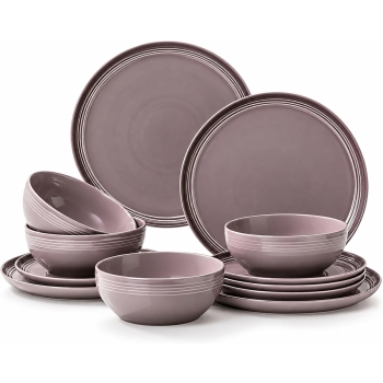 Elevare Grey Glazed Dinner Set