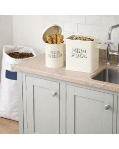 Bird Food Storage With Bird Treat Storage Tin