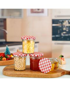 Glass Jam Jars Preserve Pot with Airtight