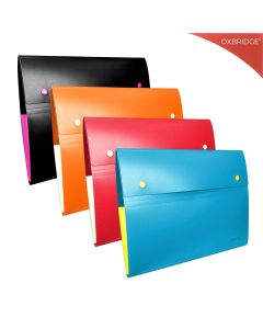 Expanding A4 File Folder - 8 Pocket Plastic Accordion File Organiser