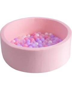 simpa Round Baby Soft Foam Ball Pit with 200 Balls