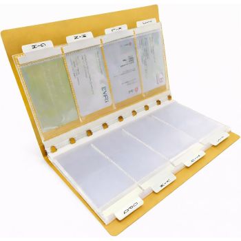 Business Card File Storage Folder