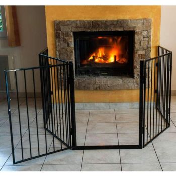 Wall Mountable Panel Safety Gate Fire Guard 5 Panel