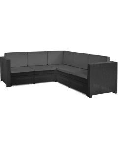 Keter Provence Garden Sofa Graphite Lounge Garden