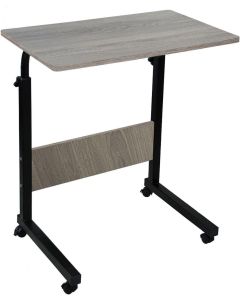 Height Adjustable Mobile Table Workstation Laptop Overbed Multi Table
