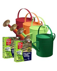 Bayer Garden 2 x Path, Patio & Drive Weed Killer & Watering Can