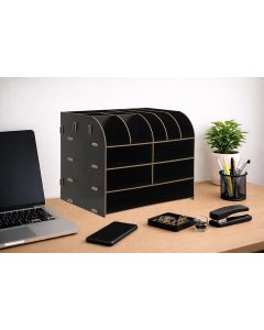 Oxbridge Grain Effect Large Capacity Desktop Organiser