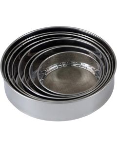 Stainless Steel Sieve Sifting Strainer Mesh Drum Set