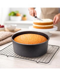 Non-Stick Round Cake Tin Set with Loose Base