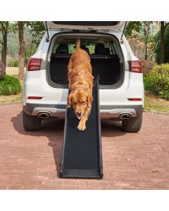 Folding Lightweight Black Plastic Portable Dog Pet Ramp