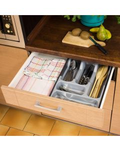 Curver Details Flexible Cutlery Tray Transparent