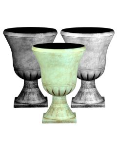 Pompeii Plastic Urn Planter & Base