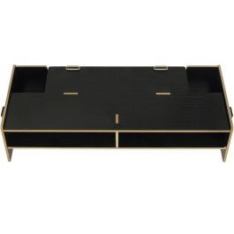 Black Screen Riser Black Desktop Monitor Stand Computer Screen Riser