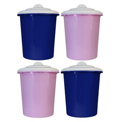 Multi-Purpose Bin Storage Container With White Lid