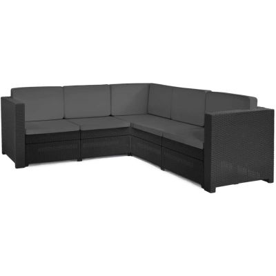 Keter Provence Garden Sofa Graphite Lounge Garden