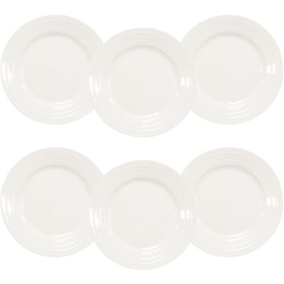 Porcelain White Concave Dinner Plate Tableware Set