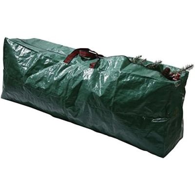 Christmas Tree Decorations Long Storage Zip Bag with Handles