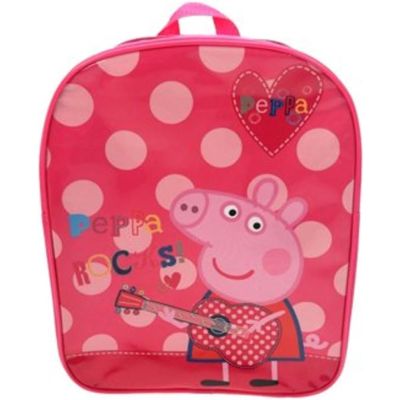 Peppa Pig Rocks Plain Value Backpack