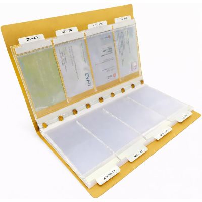 Business Card File Storage Folder