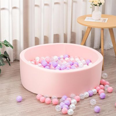 simpa Round Baby Soft Foam Ball Pit with 200 Balls