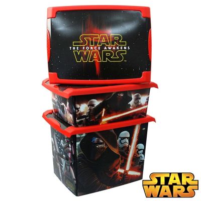 Star Wars: The Force Awakens Stackable Decorative Storage Box Set