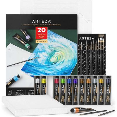 Arteza Metallic Acrylic Painting Art Set