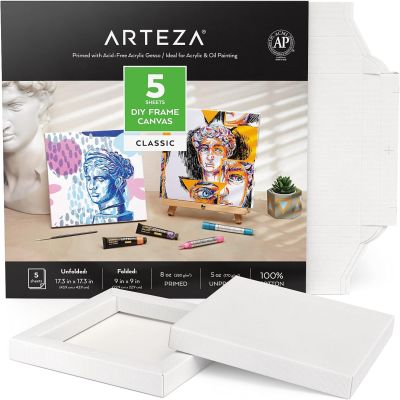 Arteza DIY Frame Canvases for Painting
