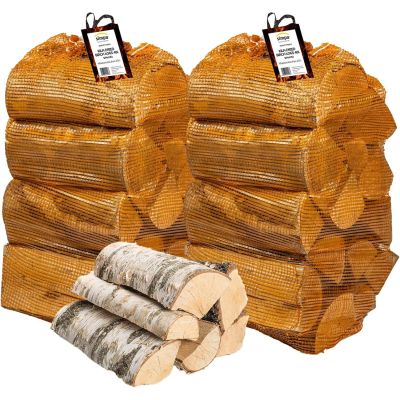 Kiln Dried Birch Hardwood Firewood Logs