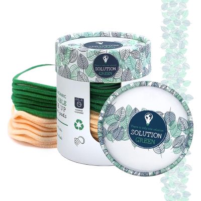 Solution Green Organic Cotton Reusable Makeup Remover Pads