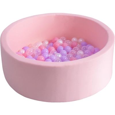 simpa Round Baby Soft Foam Ball Pit with 200 Balls