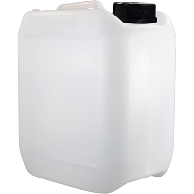 Gallon White Opaque Plastic Jerry Can