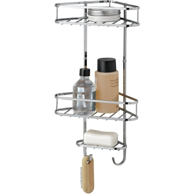 Chrome Plated Shower Storage Organiser Caddy Tidy