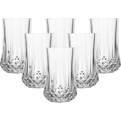 Diamond Etched Tumbler Hi-Ball Glasses 320ml