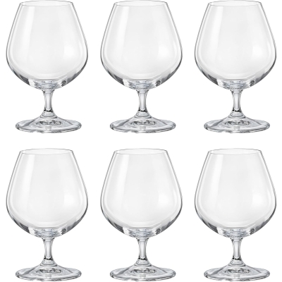 Bohemia Crystal Lara Brandy Cognac Glasses
