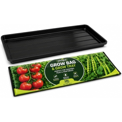 Nutrient Enriched Grow Bag with Grow Bag Tray