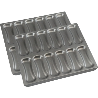 Éclair Tin Non Stick Baking Tray Home Bakeware