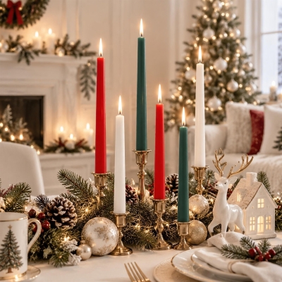 Unscented Tapered Candles
