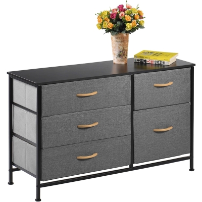 Fabric Storage Tower with 5 Drawers