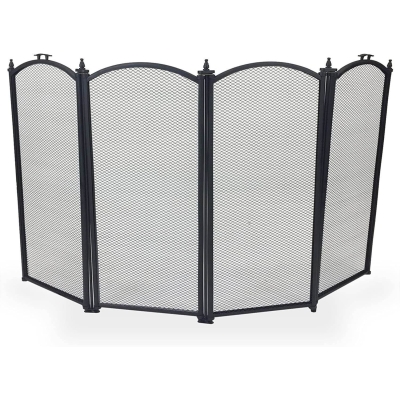Berkshires 4 Panel Fire Place Guard Fire Screen Spark