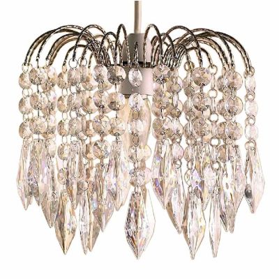 Medium Clear Acrylic Diamond Drop Ceiling Pendant Shade