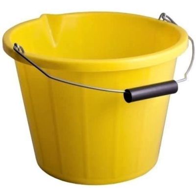 Builders Bucket Plastic 3 Gallon 14 Litre