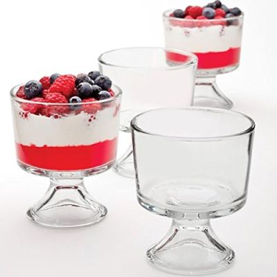 Anchor Hocking Glass Sundae Glasses and Dessert Dishes