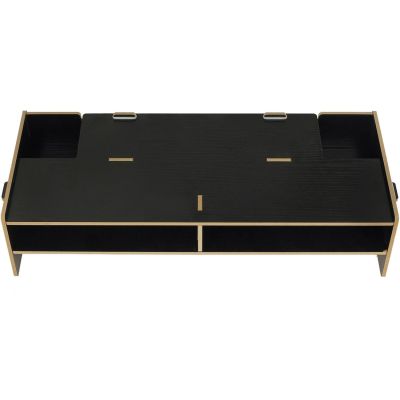 Black Desktop Monitor Stand Computer Screen Riser