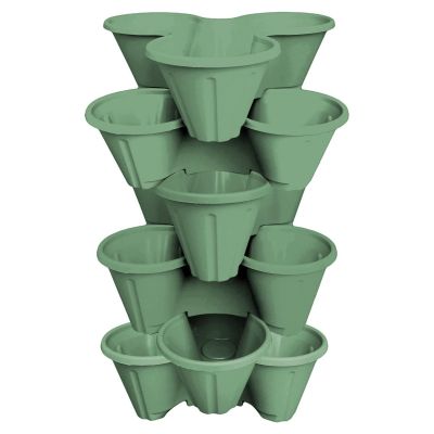 Strawberry Planter Trio 3 Pot Tri-Pot Stacking Pot Eco