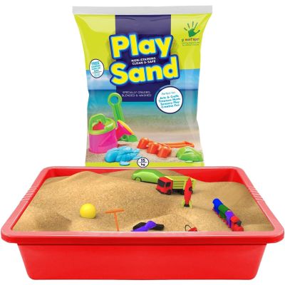 Rectangular Deep Sand Pit Play with 15kg Bag of Play Sand