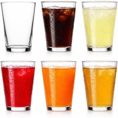 V-Shaped Tumbler Drinking Glasses