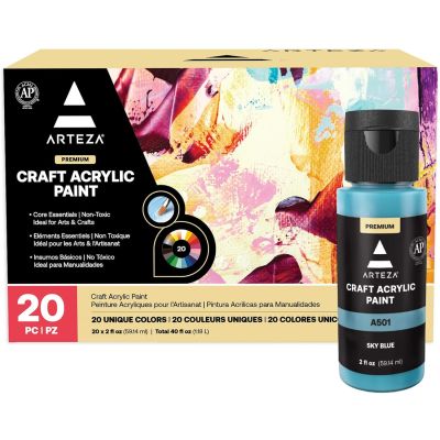 ARTEZA Acrylic Pouring Paint kit  20 Assorted Colors