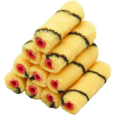 Medium Pile Woven Synthetic Fabric Mini Paint Rollers Refills