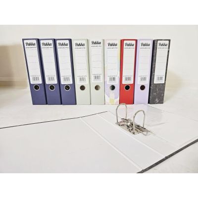  A4 Lever Arch Folder Set 75mm Spine with Metal Finger