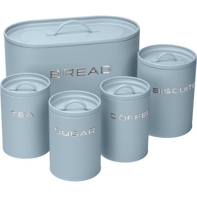 Stylish Matte Metal Kitchen Storage Set  